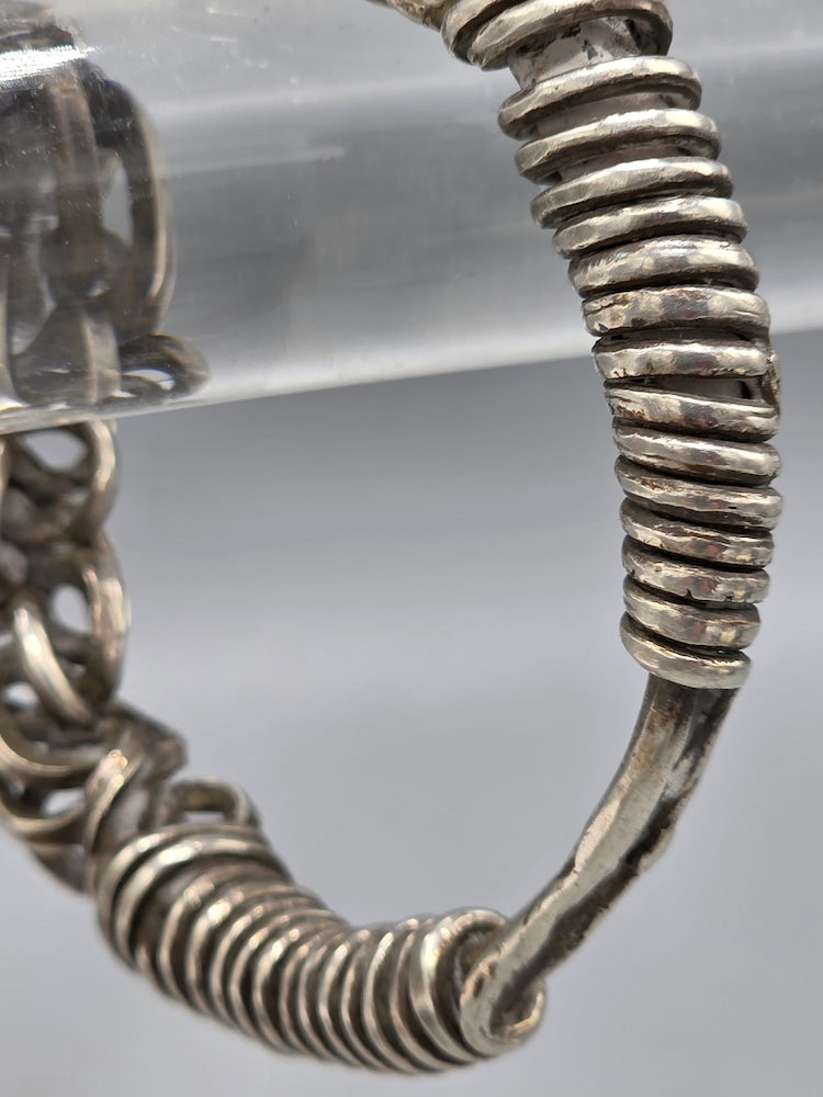 Hand-forged Silver Chain Bracelet Tibet/Southwest China - late 20th Century