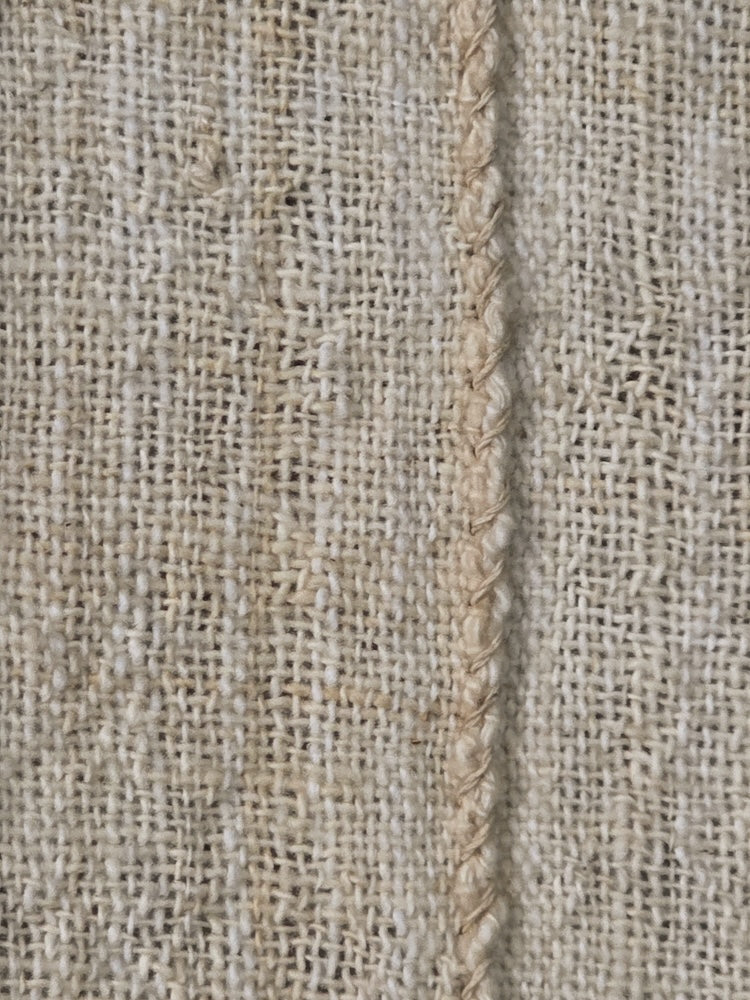 Full Size Mossi Homespun Cotton Natural Textile - Burkina Faso