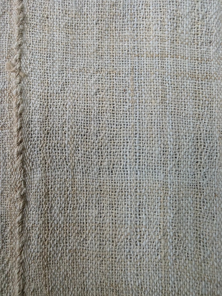 Full Size Mossi Homespun Cotton Natural Textile - Burkina Faso
