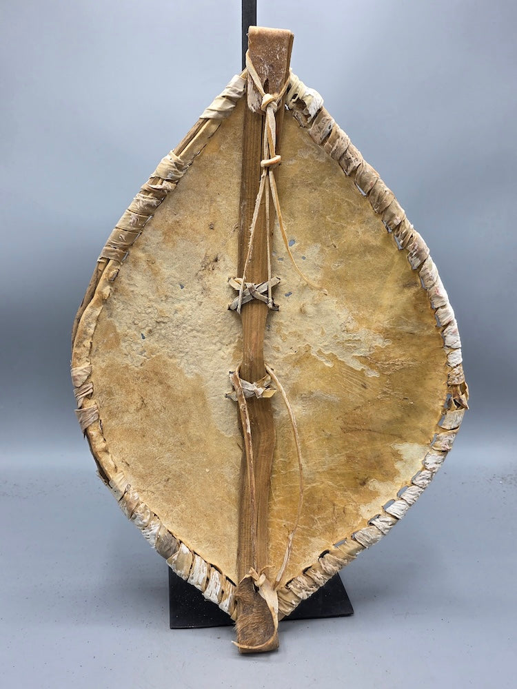 Maasai Shield Distressed, on Stand - Kenya