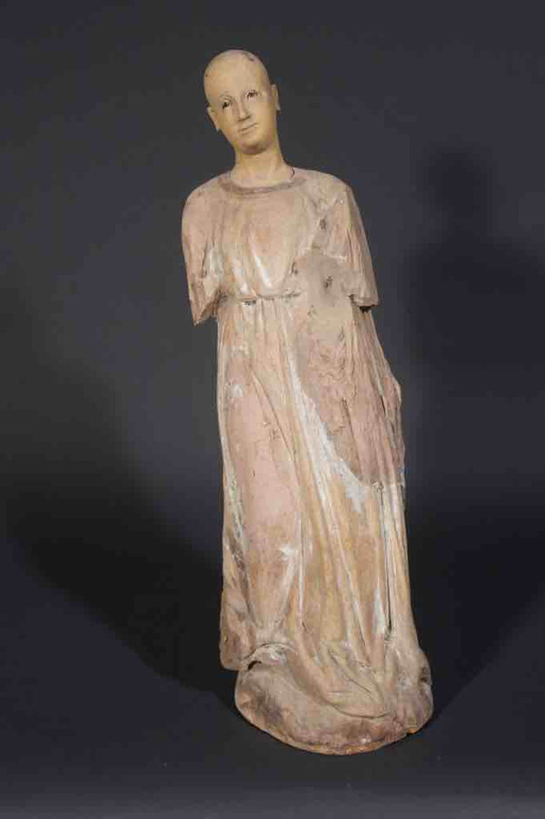 Antique Vietnamese Catholic Female Saint Figure