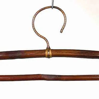 Bamboo clothes hanger