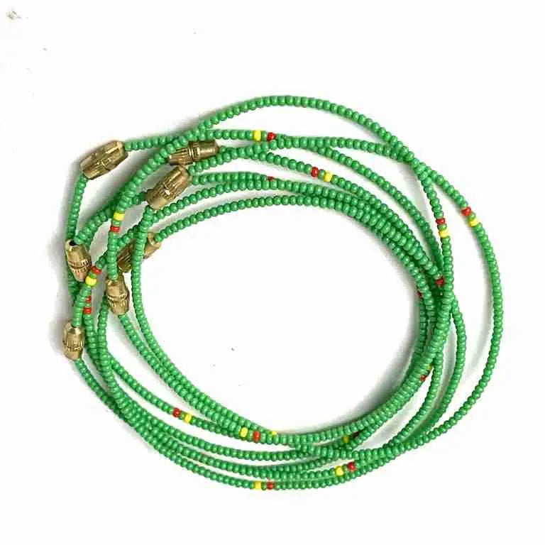 Single strand, single color tiny bead bracelet