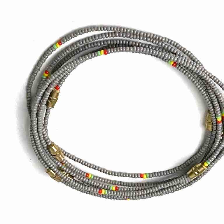 Single strand, single color tiny bead bracelet
