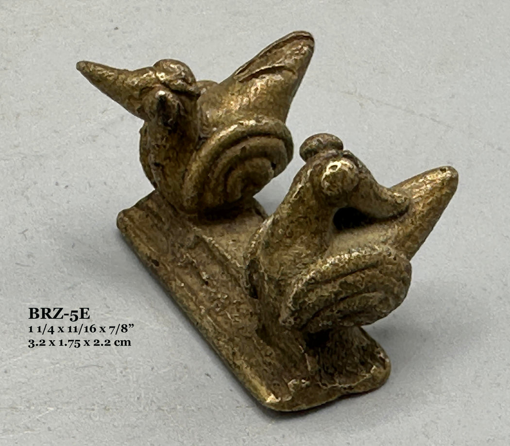 Small Vintage African Ashanti Brass Bird Gold Weights - Ghana