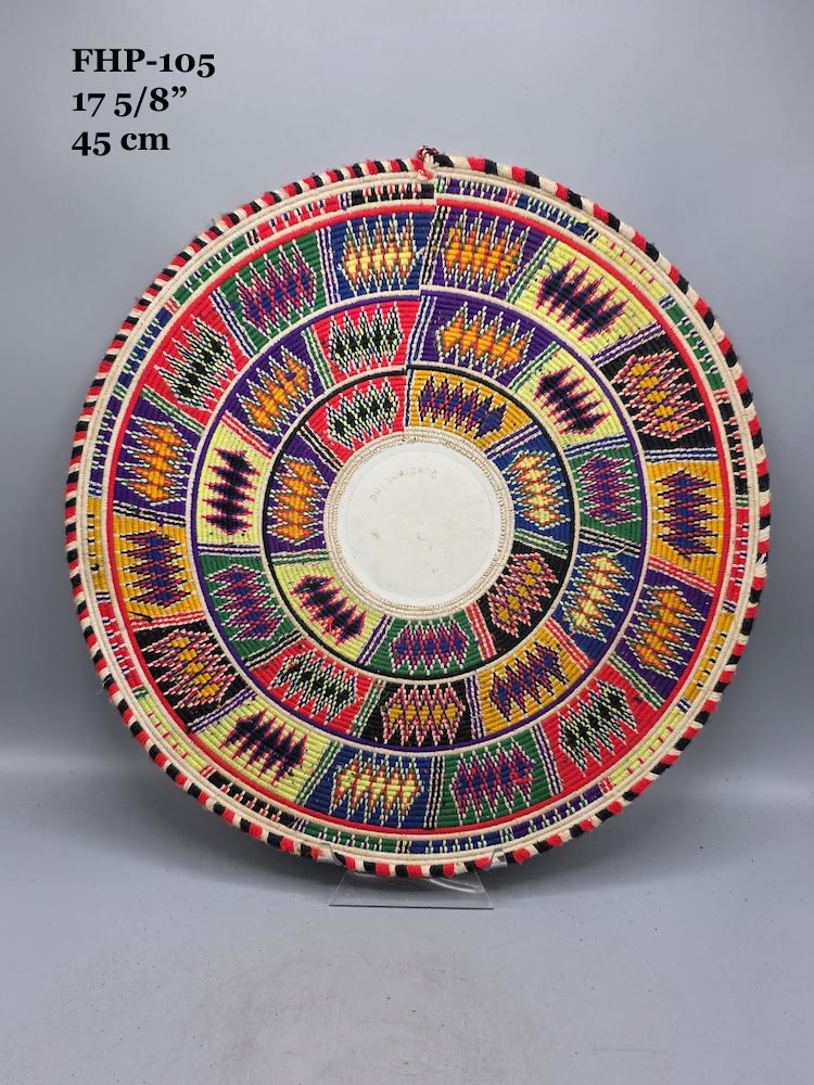 Large Vintage Handwoven Hausa Basket/Platter - Nigeria