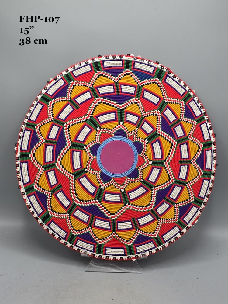 Large Vintage Handwoven Hausa Basket/Platter - Nigeria