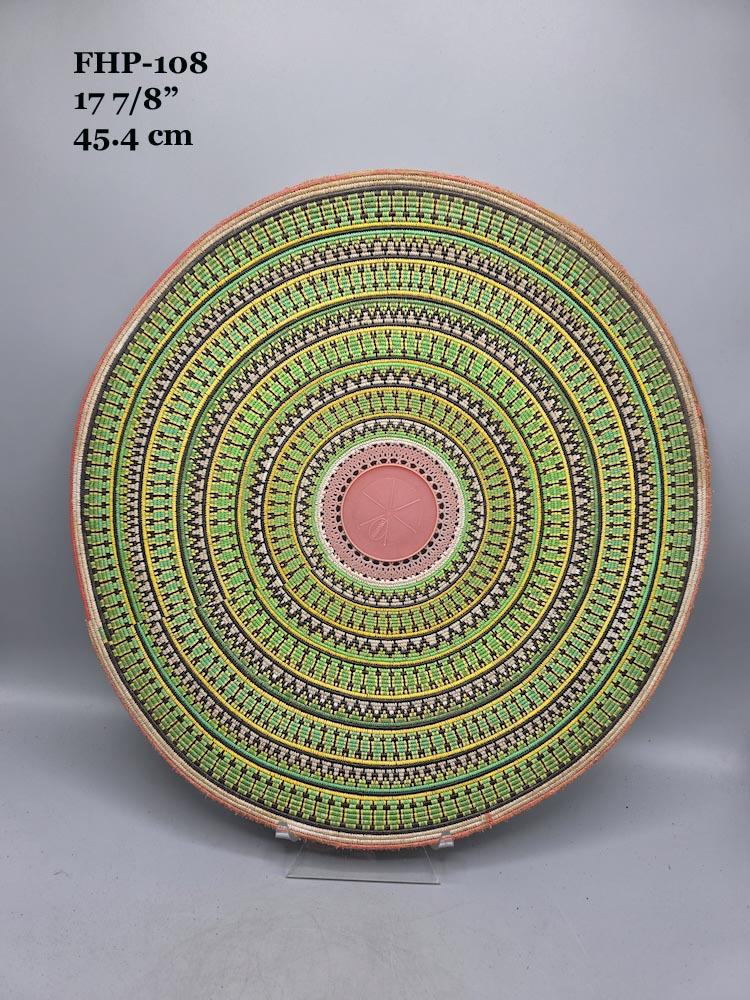 Large Vintage Handwoven Hausa Basket/Platter - Nigeria