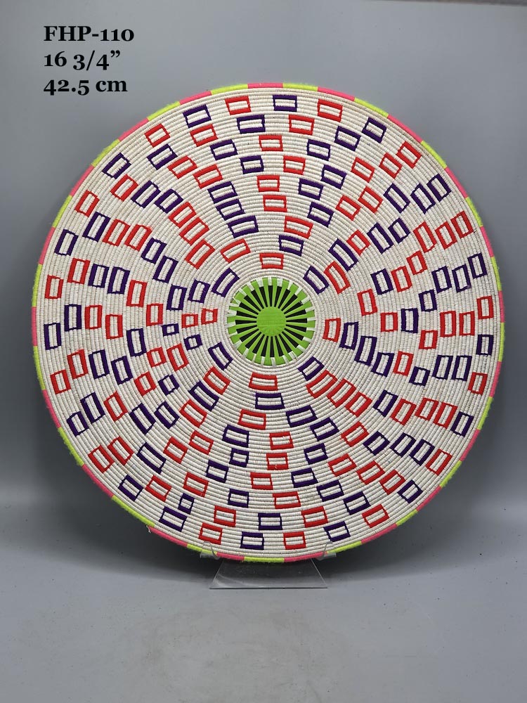 Large Vintage Handwoven Hausa Basket/Platter - Nigeria