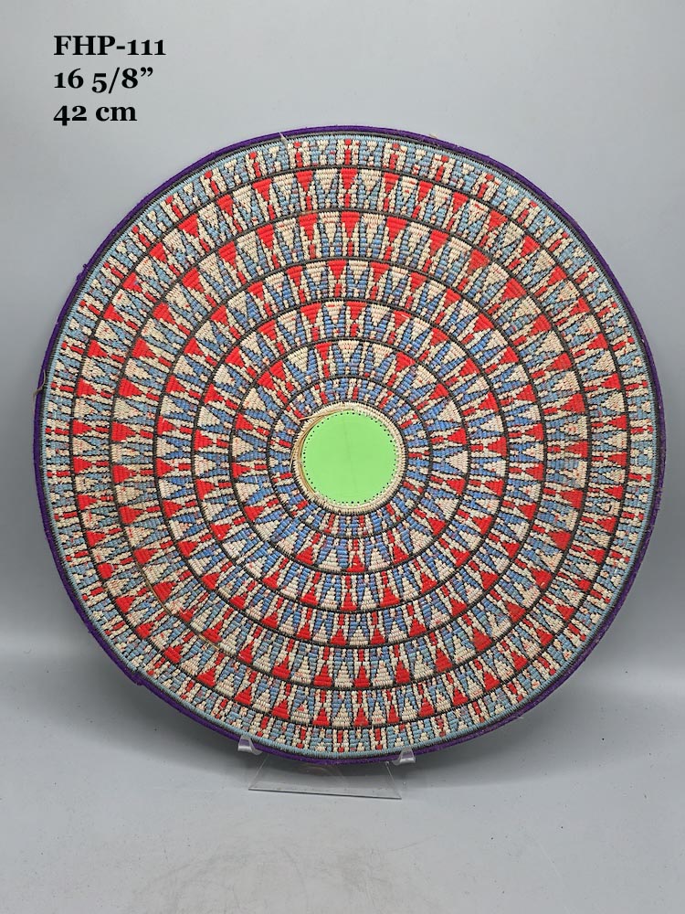 Large Vintage Handwoven Hausa Basket/Platter - Nigeria