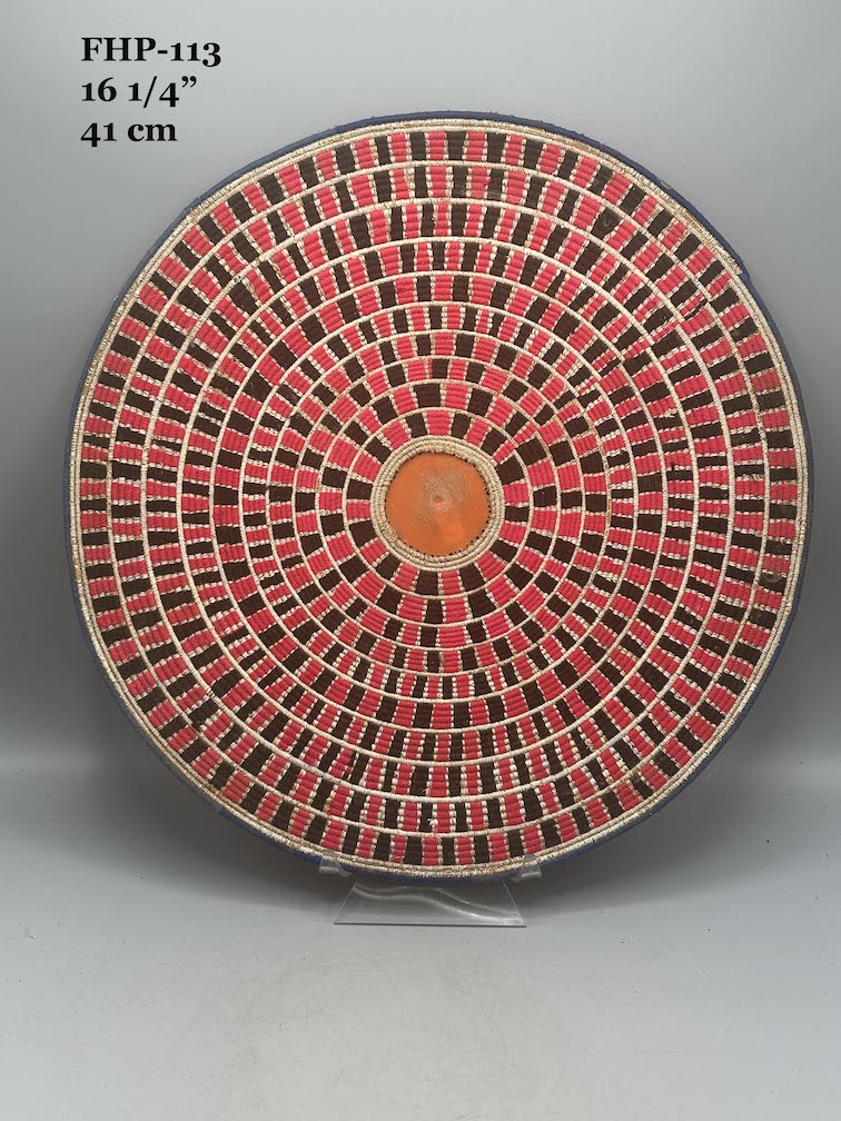 Large Vintage Handwoven Hausa Basket/Platter - Nigeria