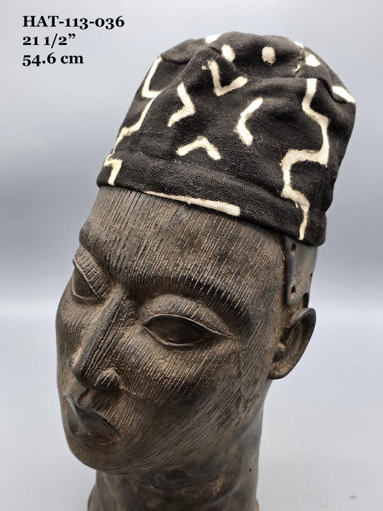 Genuine Mudcloth Kufi Hat - Mali -Smallest Sizes