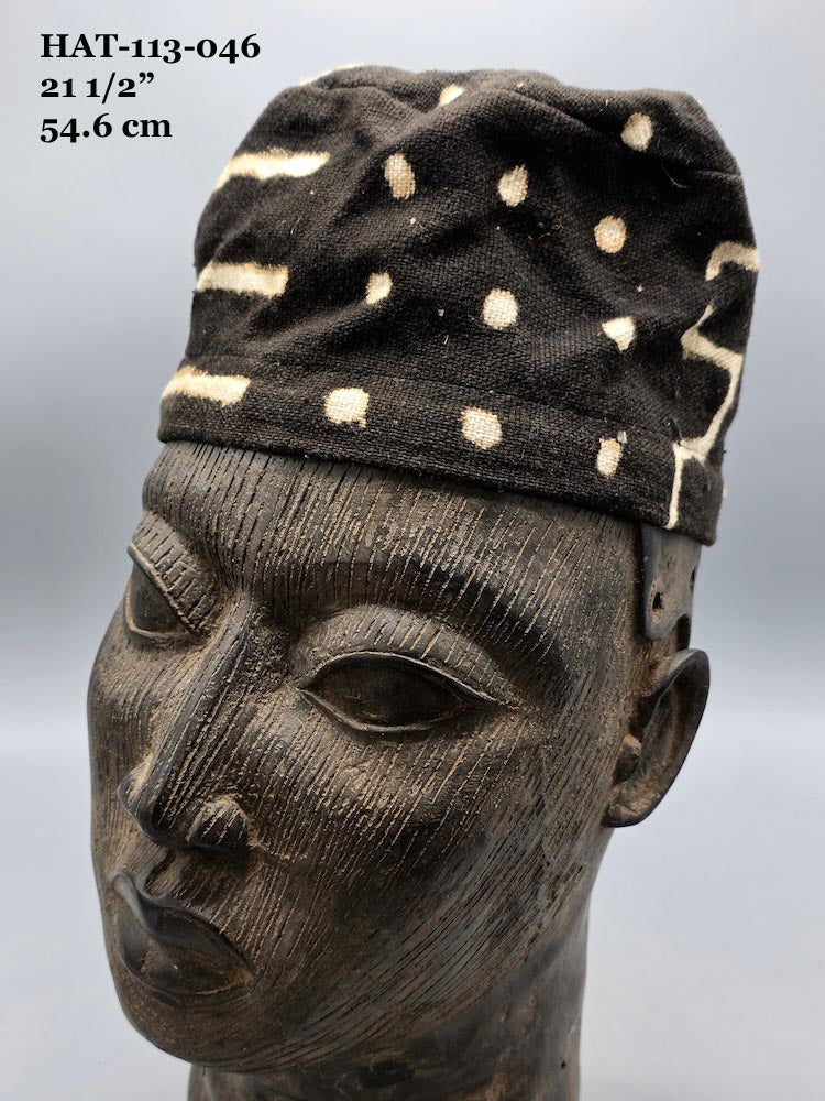 Genuine Mudcloth Kufi Hat - Mali -Smallest Sizes