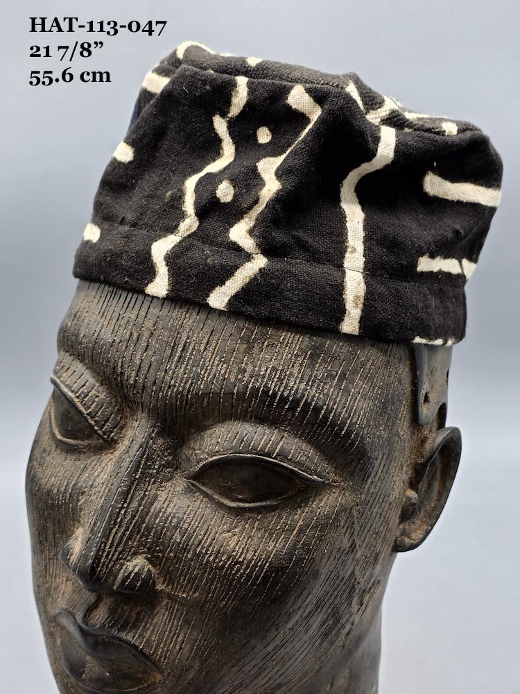 Genuine Mudcloth Kufi Hat - Mali -Smallest Sizes