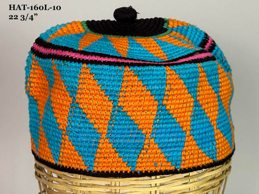Large Size Woven Cotton African Kufi Men's Hat