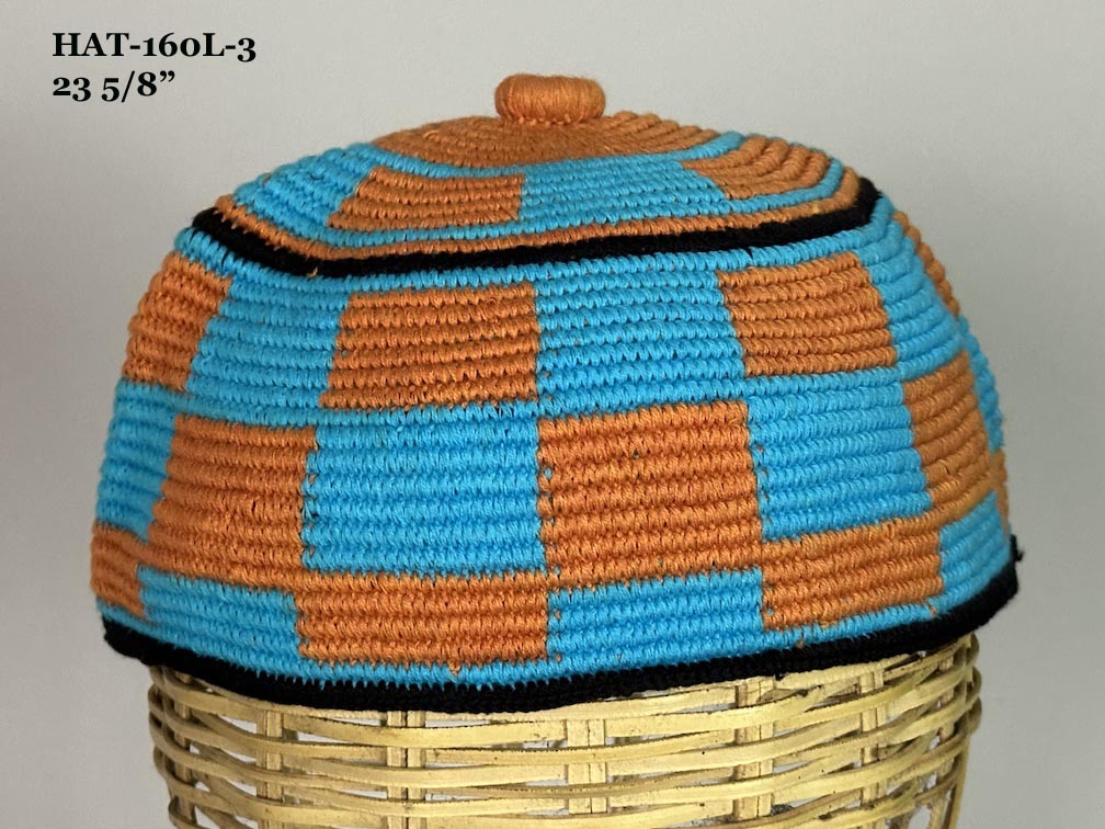 Large Size Woven Cotton African Kufi Men's Hat