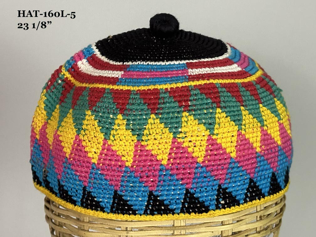 Large Size Woven Cotton African Kufi Men's Hat