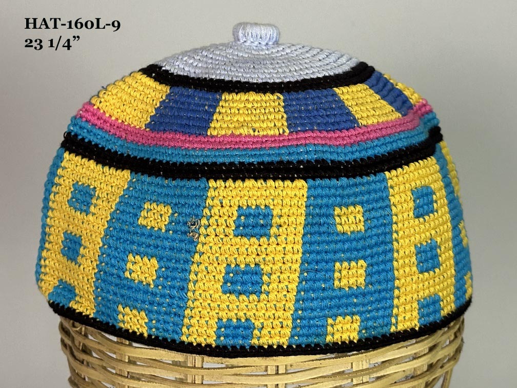 Large Size Woven Cotton African Kufi Men's Hat
