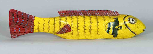 Full Size Bozo Yellow Fish Puppet Sculpture | 24"