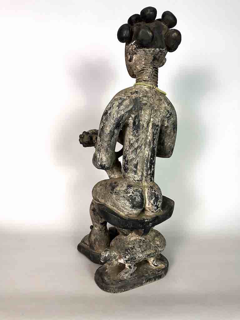 Ashanti Mother and Child Spirit Statue | 28"