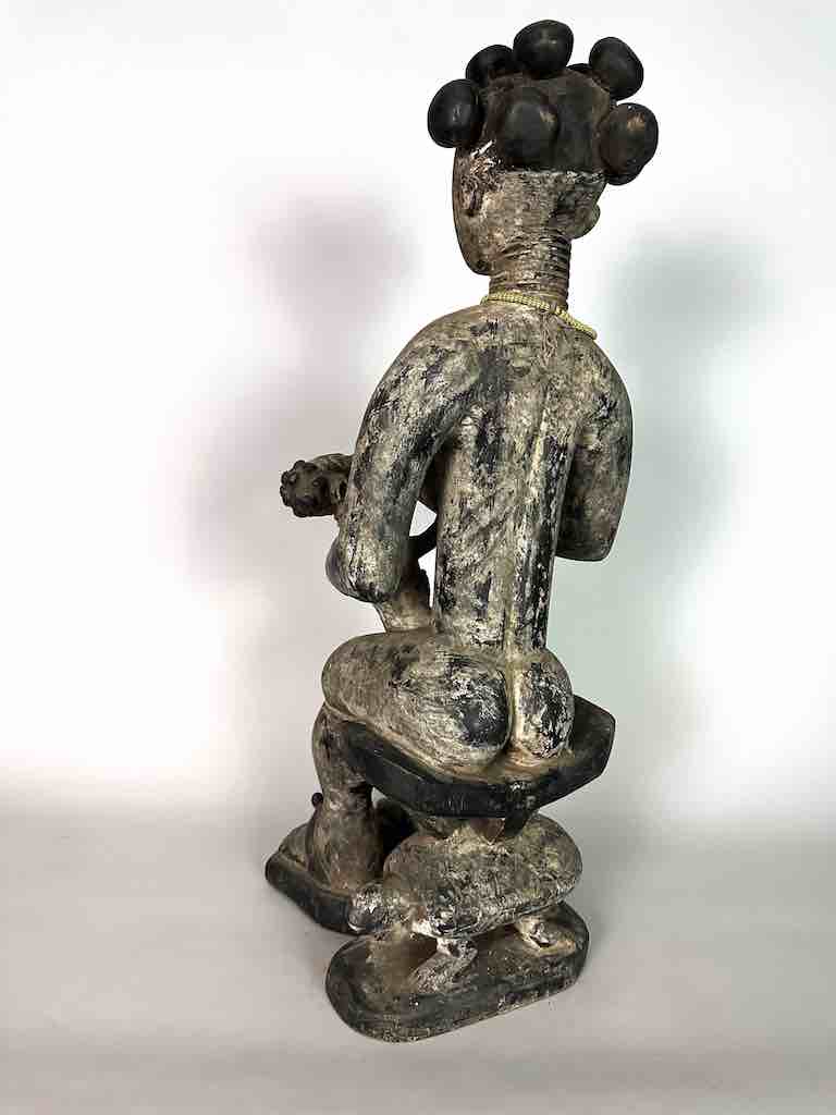 Ashanti Mother and Child Spirit Statue | 28"