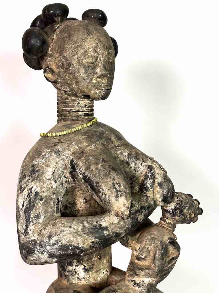 Ashanti Mother and Child Spirit Statue | 28"