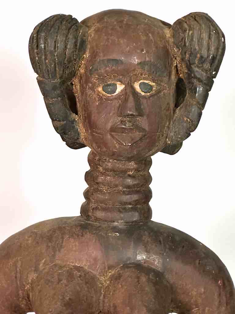 Very Large Ashanti Mother and Child Spirit Statue | 33"