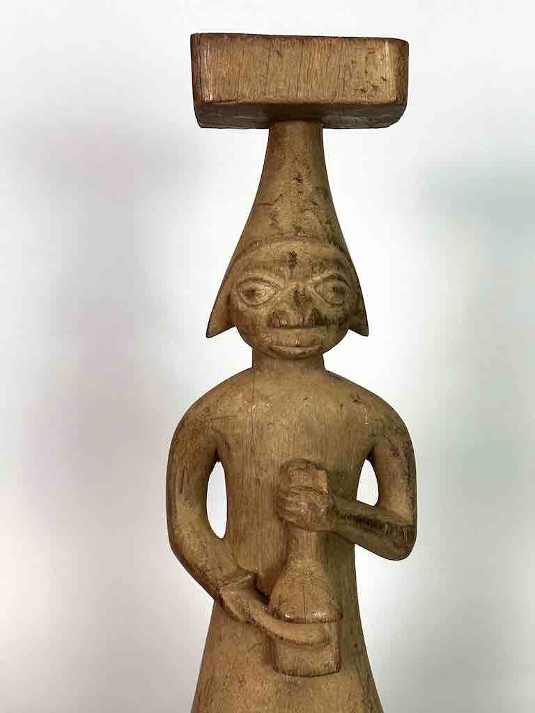 Vintage Fon Standing Man Fetish Statue | 24" - Benin