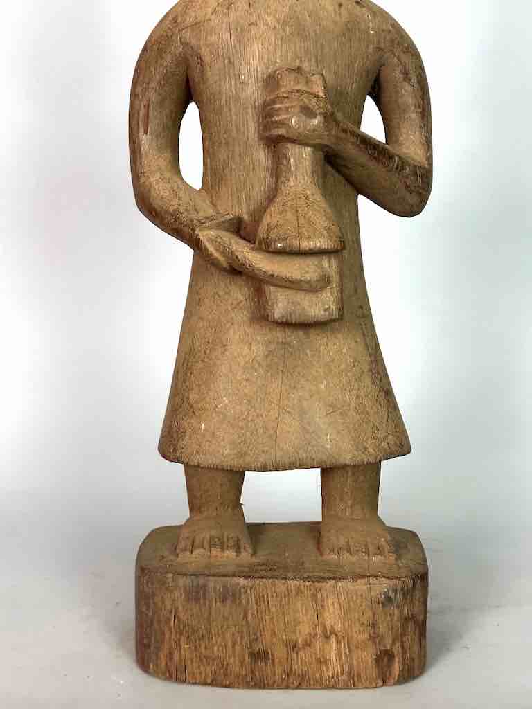 Vintage Fon Standing Man Fetish Statue | 24" - Benin