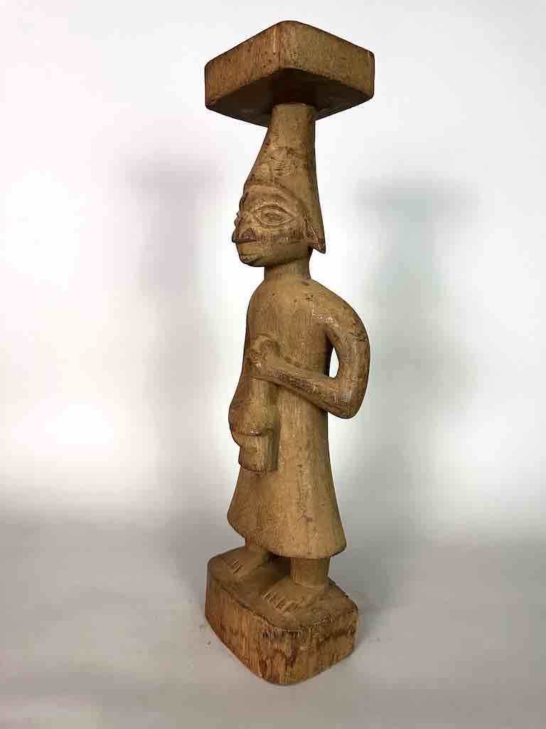 Vintage Fon Standing Man Fetish Statue | 24" - Benin