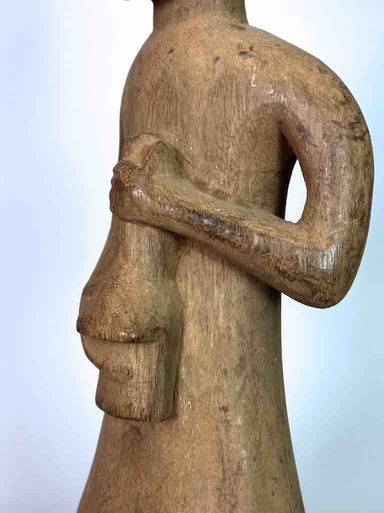 Vintage Fon Standing Man Fetish Statue | 24" - Benin