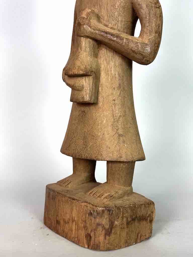 Vintage Fon Standing Man Fetish Statue | 24" - Benin