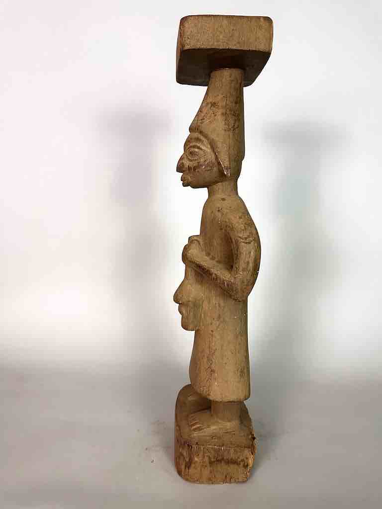 Vintage Fon Standing Man Fetish Statue | 24" - Benin