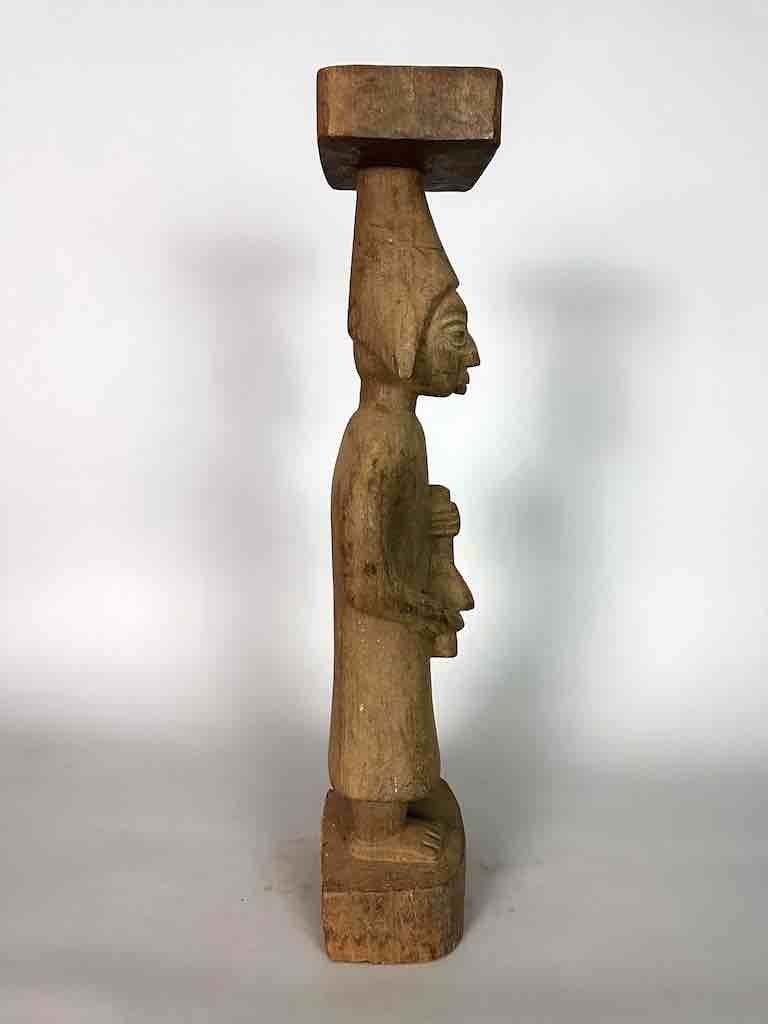 Vintage Fon Standing Man Fetish Statue | 24" - Benin