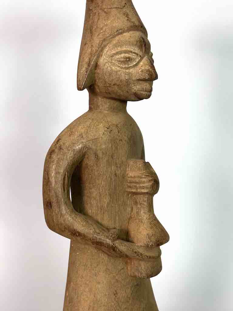 Vintage Fon Standing Man Fetish Statue | 24" - Benin