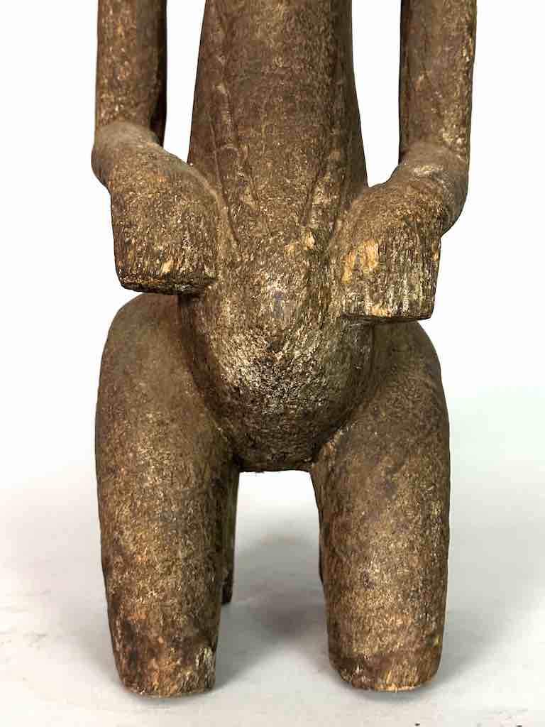 Vintage 4-Head Dogon Male Fetish Statue - Mali