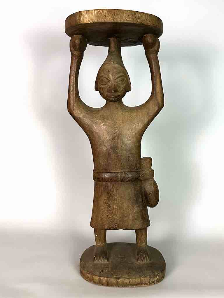 Vintage Fon Standing Man Fetish Statue | 30" - Benin