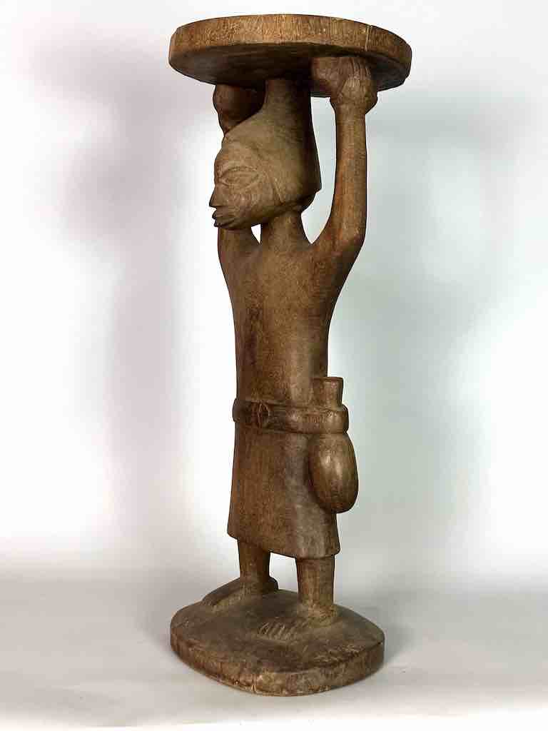 Vintage Fon Standing Man Fetish Statue | 30" - Benin