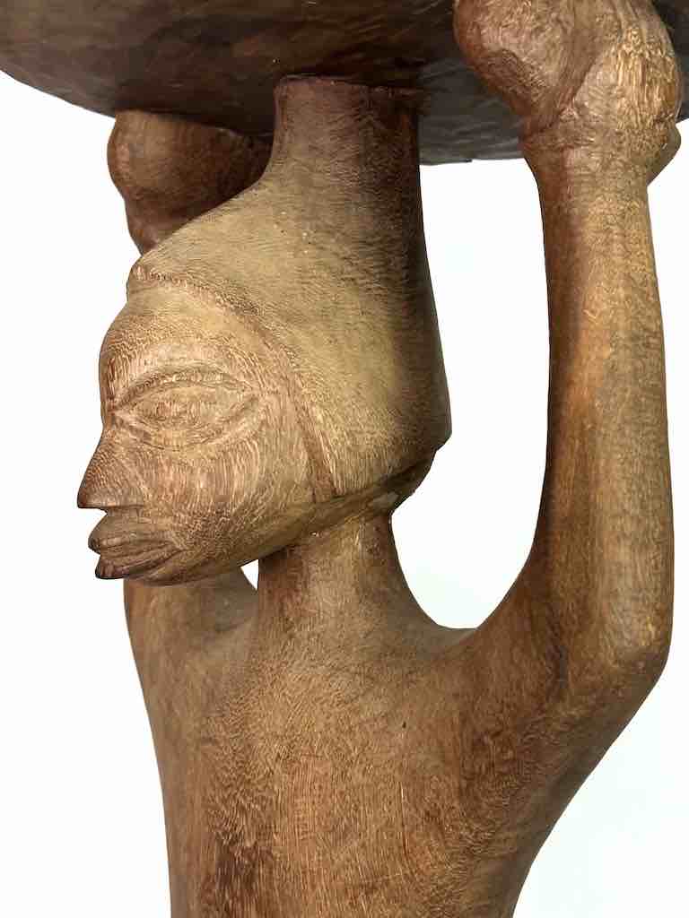 Vintage Fon Standing Man Fetish Statue | 30" - Benin