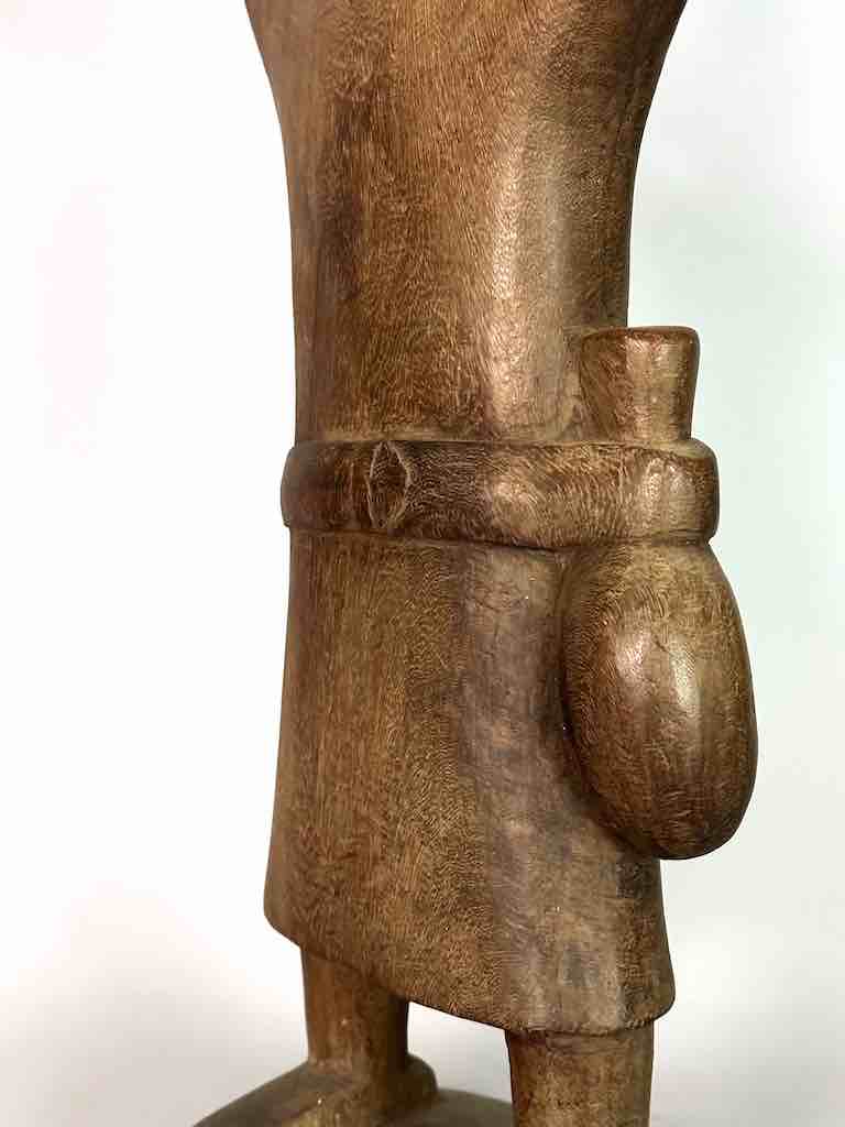 Vintage Fon Standing Man Fetish Statue | 30" - Benin