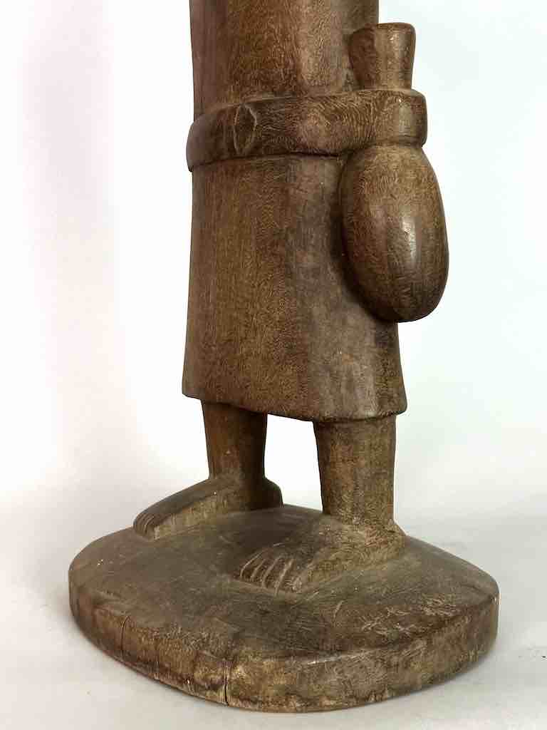 Vintage Fon Standing Man Fetish Statue | 30" - Benin