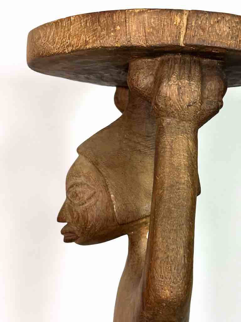 Vintage Fon Standing Man Fetish Statue | 30" - Benin