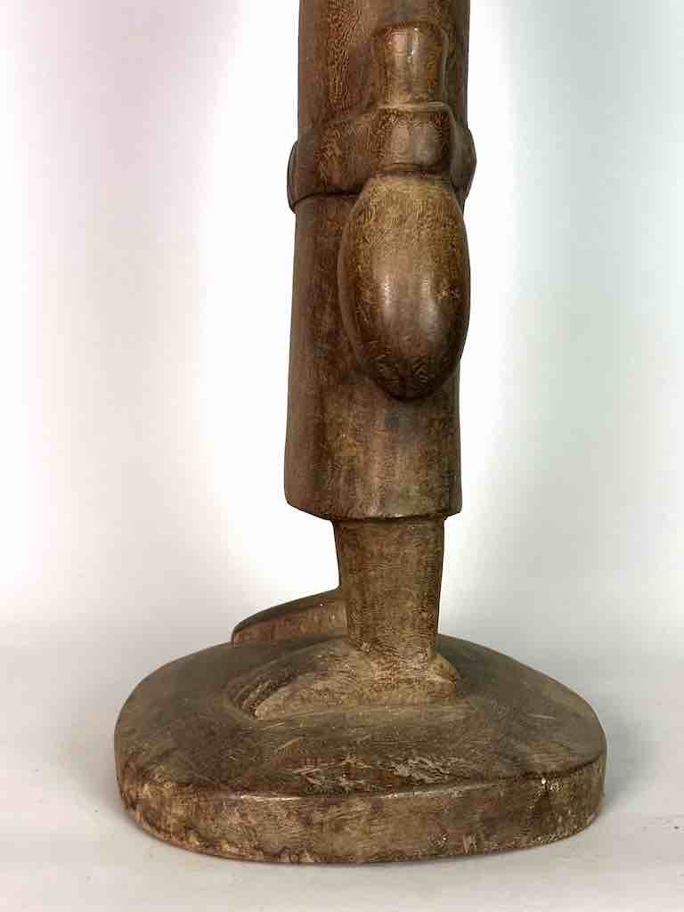 Vintage Fon Standing Man Fetish Statue | 30" - Benin