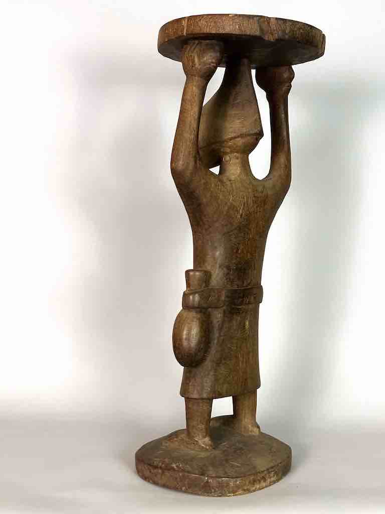 Vintage Fon Standing Man Fetish Statue | 30" - Benin