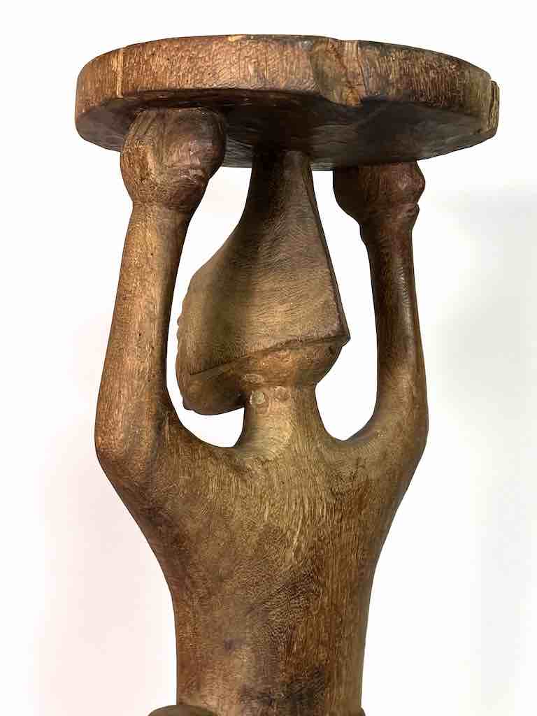 Vintage Fon Standing Man Fetish Statue | 30" - Benin