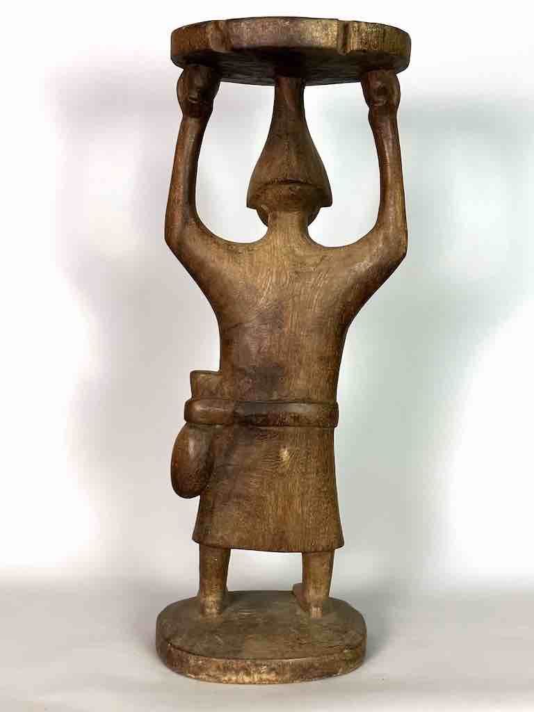 Vintage Fon Standing Man Fetish Statue | 30" - Benin