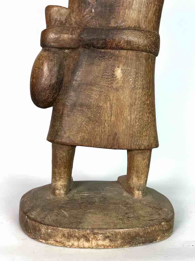 Vintage Fon Standing Man Fetish Statue | 30" - Benin