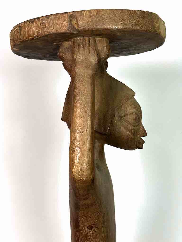 Vintage Fon Standing Man Fetish Statue | 30" - Benin