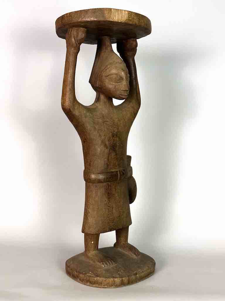 Vintage Fon Standing Man Fetish Statue | 30" - Benin