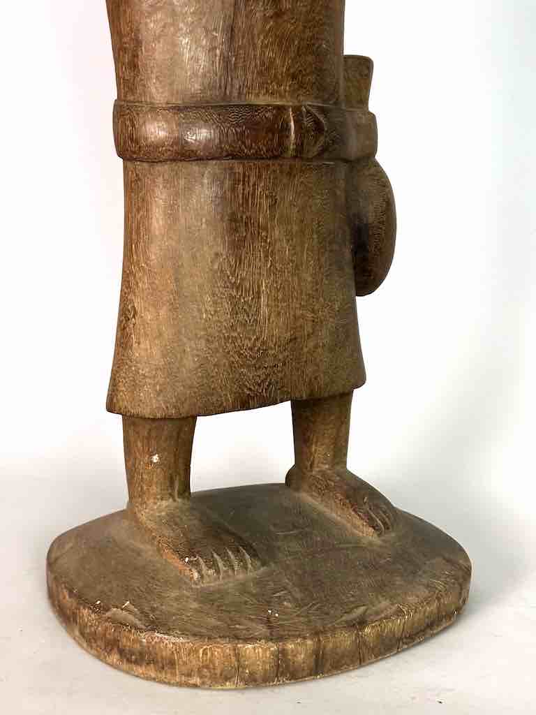 Vintage Fon Standing Man Fetish Statue | 30" - Benin